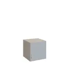 QN-60 skříňový nástavec, 1-dvéřový, 600x600x600mm, šedá